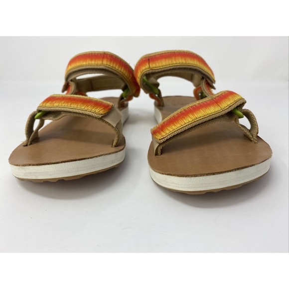 Teva Womens Original Universal Orange Voya Infinity Ombre Sandals Shoes Size 6 - Picture 3 of 14